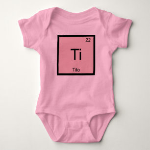 Body Tito Nom Chimie Élément Tableau Périodique