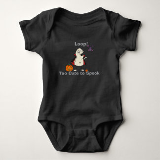 Body Too Cute to Spook Baby Vampire Halloween Bodysuit