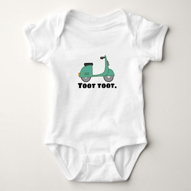 Body "toot toot" scooter klaxon mignon (Devant)