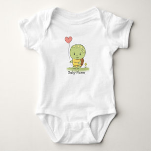 Body Tortue Avec Un Ballon De Coeur