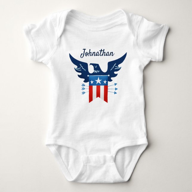 Body Tout American Eagle & Flag Patriotic (Devant)