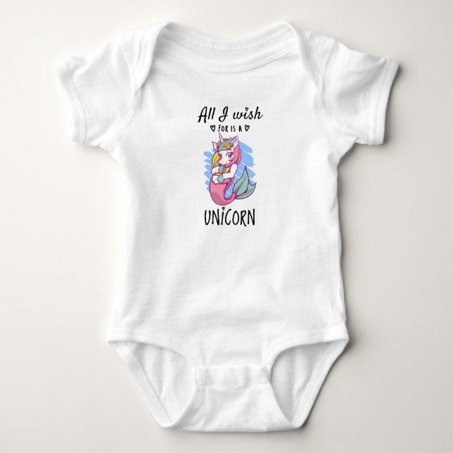 Body Tout ce que je souhaite est une licorne (Devant)