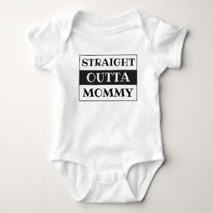 Body Tout droit sorti de maman drôle de dicton noir et 