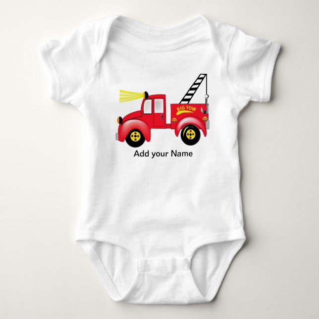 Body Tow Truck "ajoutez votre propre nom" (Devant)