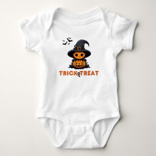Body Trick ou traitement Citrouille Baby Bodysuit