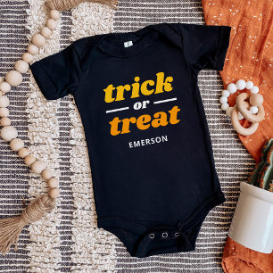 Body Trick ou traitement Halloween monogramme