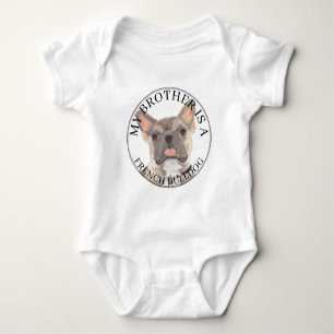 Body Tricolore bleu bleu personnalisé French Bulldog