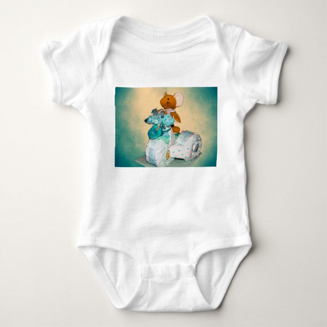 Body Tricycle de Diaper cake A diaper cake (Devant)