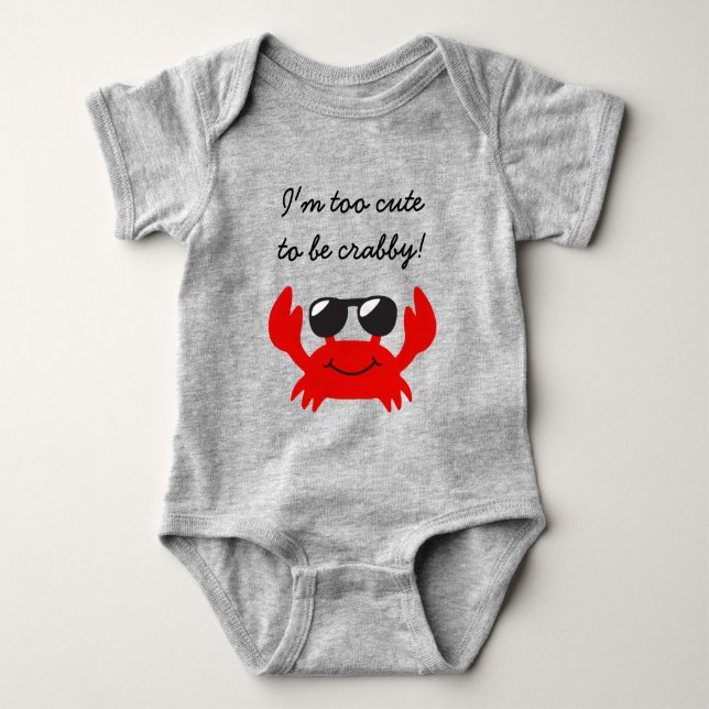 Body Trop mignon pour être crabby (Devant)