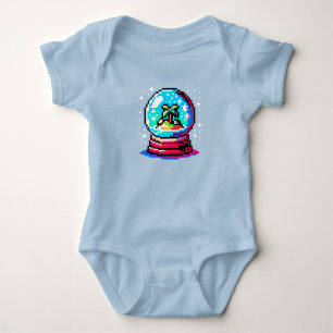 Body Tropical Snow Globe Pixel Art Beach Hiver