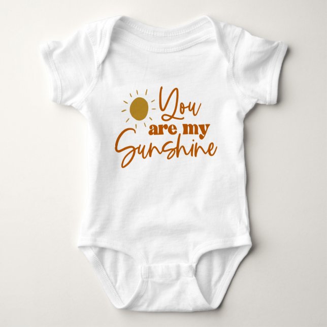 Body Tu es mon costume de bébé Sunshine (Devant)