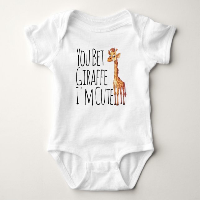 Body Tu paries que la girafe est mignonne (Devant)