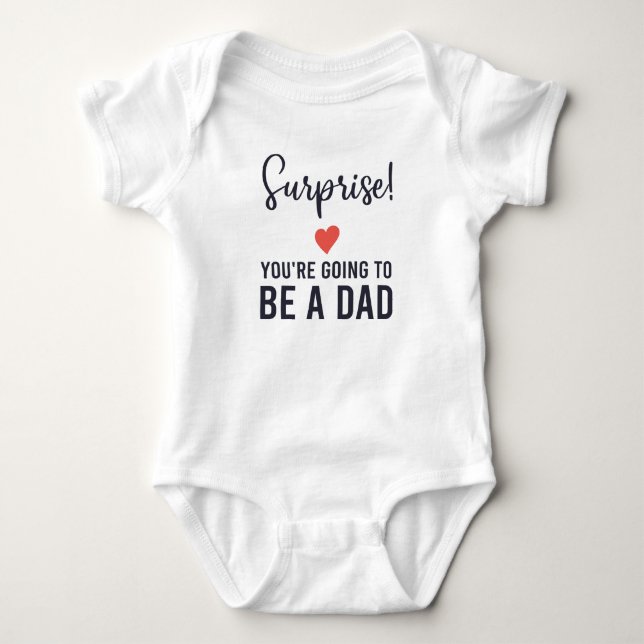 Body Tu vas être une Faire-part de grossesse pour papa (Devant)