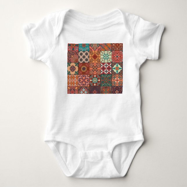 Body Tuiles portugaises : Talavera Style Azulejo. (Devant)
