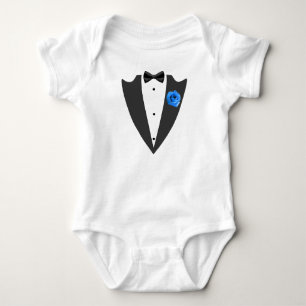 Body Tuxedo costume et arc cravate noir et blanc T-shir