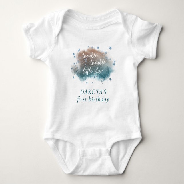 Body Twinkle Little Star | Turquoise Vert et Taupe Brow (Devant)