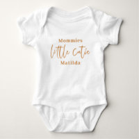 Typographie de script moderne petit mignon bébé bé