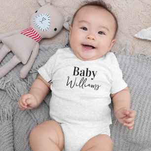 Body Typographie unique pour prénom de bébé personnalis