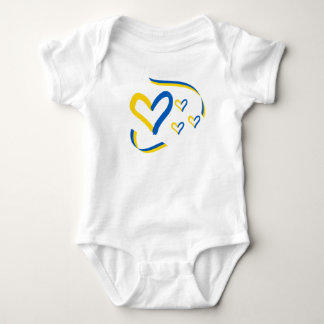 Body Ukraine Hearts Baby Bodysuit
