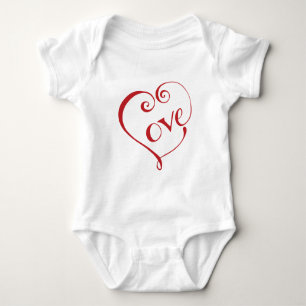 Body Un coeur fait d'amour en rouge