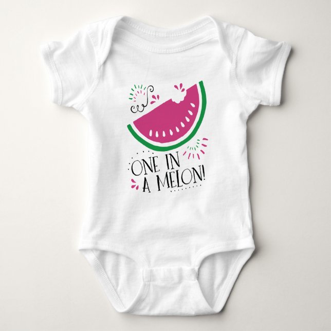 Body Un dans un bébé de pastèque de melon (Devant)
