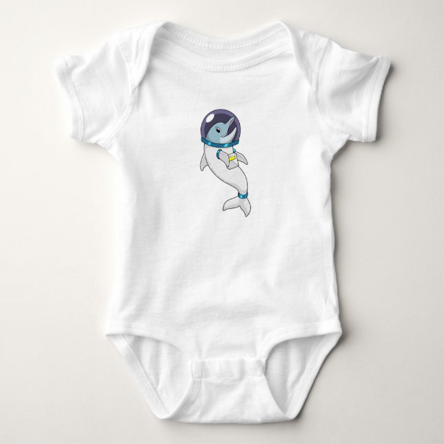 Body Un dauphin en tant qu'astronaute en costume (Devant)