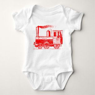 Body Un homme et son train - Rouge