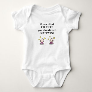 Body Un joli cadeau pour les jumeaux, un bodysuit pour