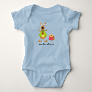 Body Un Lapin M'Aime. Carrosserie pour bébés de Pâques