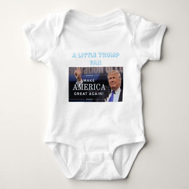 Body Un petit costume de bébé pour fan de Trump (Devant)