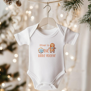 Body Un petit garçon Cookie Christmas bleu 1er annivers
