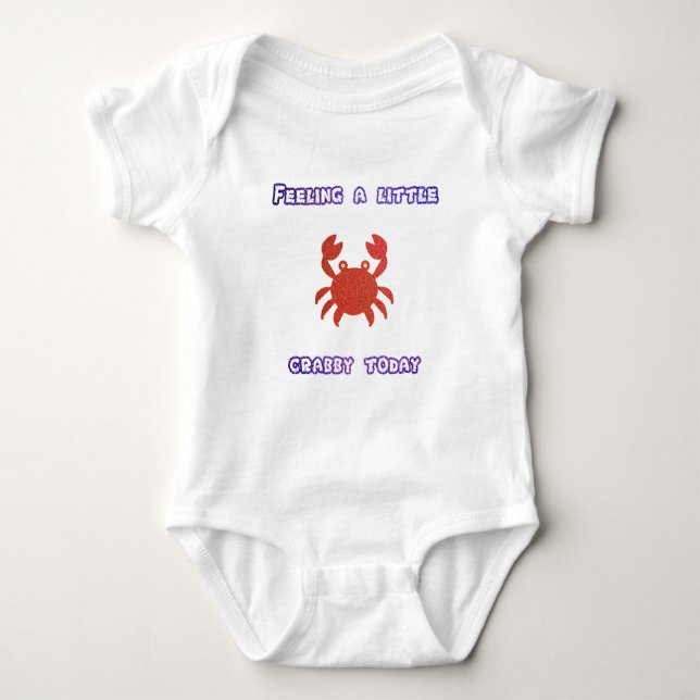 Body Un peu de crabe aujourd'hui T-shirt (Devant)