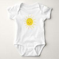 Un rayon de soleil Baby shower bébé Creeper Sun