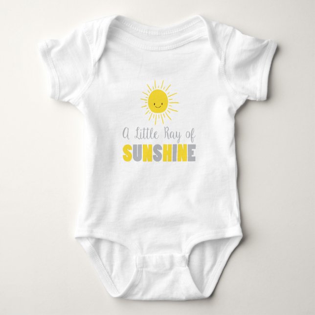 Body Un rayon de soleil Baby shower bébé Creeper Sun (Devant)