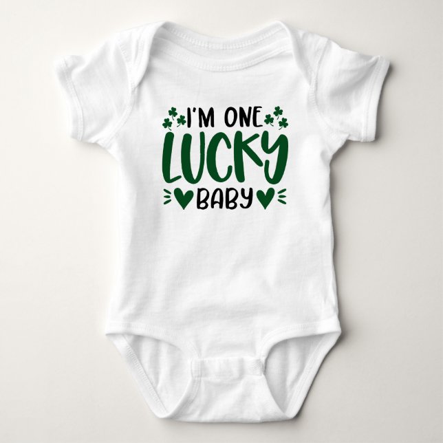 Body Un Shamrock chanceux Clover Saint Patricks Day (Devant)