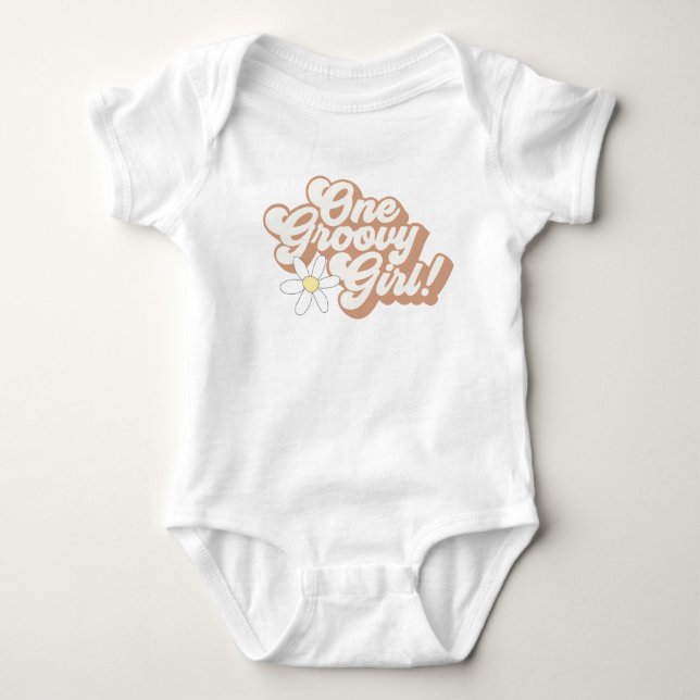 Body Un t-shirt pour une fille super fille rétro pour u (Devant)