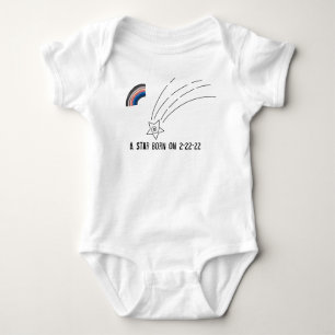 Body Une étoile née le 2-22-2022 Bodysuit bébé