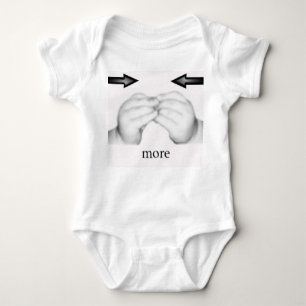 Body une langue des signes plus infantile de bébé de