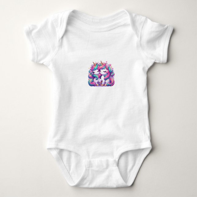 Body Unicorn Baby Strampler (Vorderseite)