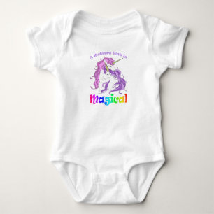 Body Unicorn Maman Une Mère L'Amour Est Magique