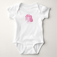 Unicorn Typographie bébé fille Imaginaire rose béb