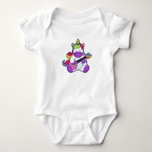 Body Unicorne en tant que musicien avec guitare