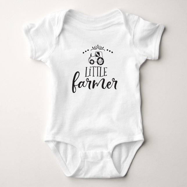 Body unisex petit fermier mot art (Devant)
