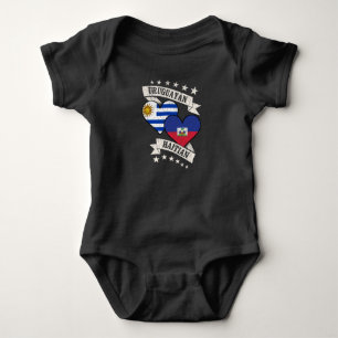 Body Uruguay Haïti Drapeaux de Coeur Uruguayen Uruguay