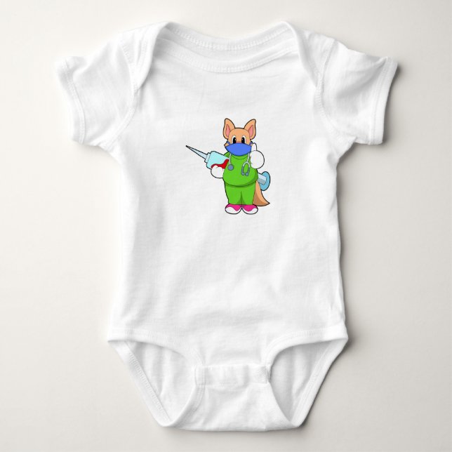Body Vaccination au chat avec seringue (Devant)