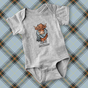 Body Vache Highland avec Bell Tartan Scarf