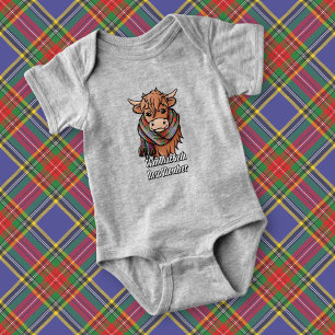 Body Vache Highland avec MacBeth Tartan Scarf