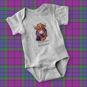 Body Vache Highland avec Wardlaw Écharpe Tartan