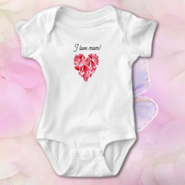 Body Valentine's Loving Hearts Baby T-Shirt (Créateur téléchargé)