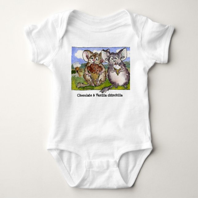 Body Vanilla Chinchilla Cartoon Funny Baby (Devant)
